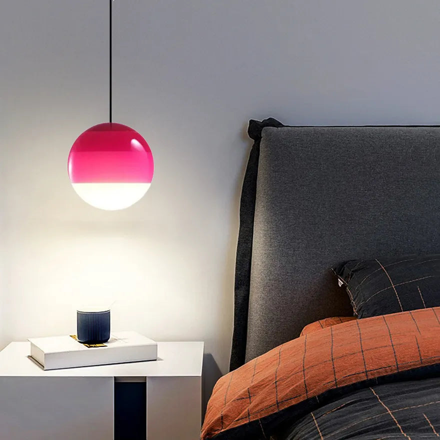 Suspension Design Boule Verre Dégradé Nordic