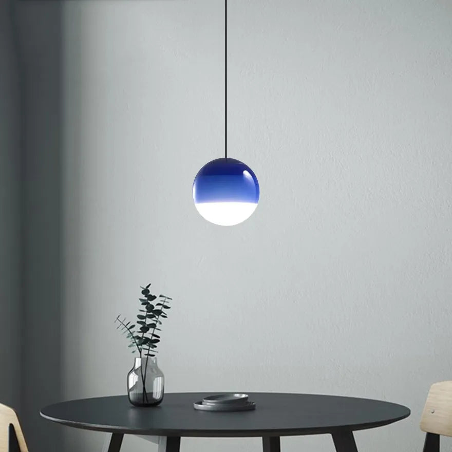 Suspension Design Boule Verre Dégradé Nordic