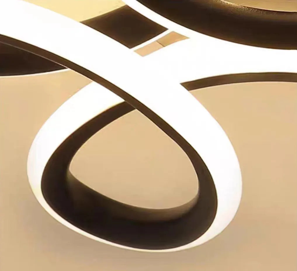 Plafonnier À Led Anneaux Moderne Simple Pour Couloir