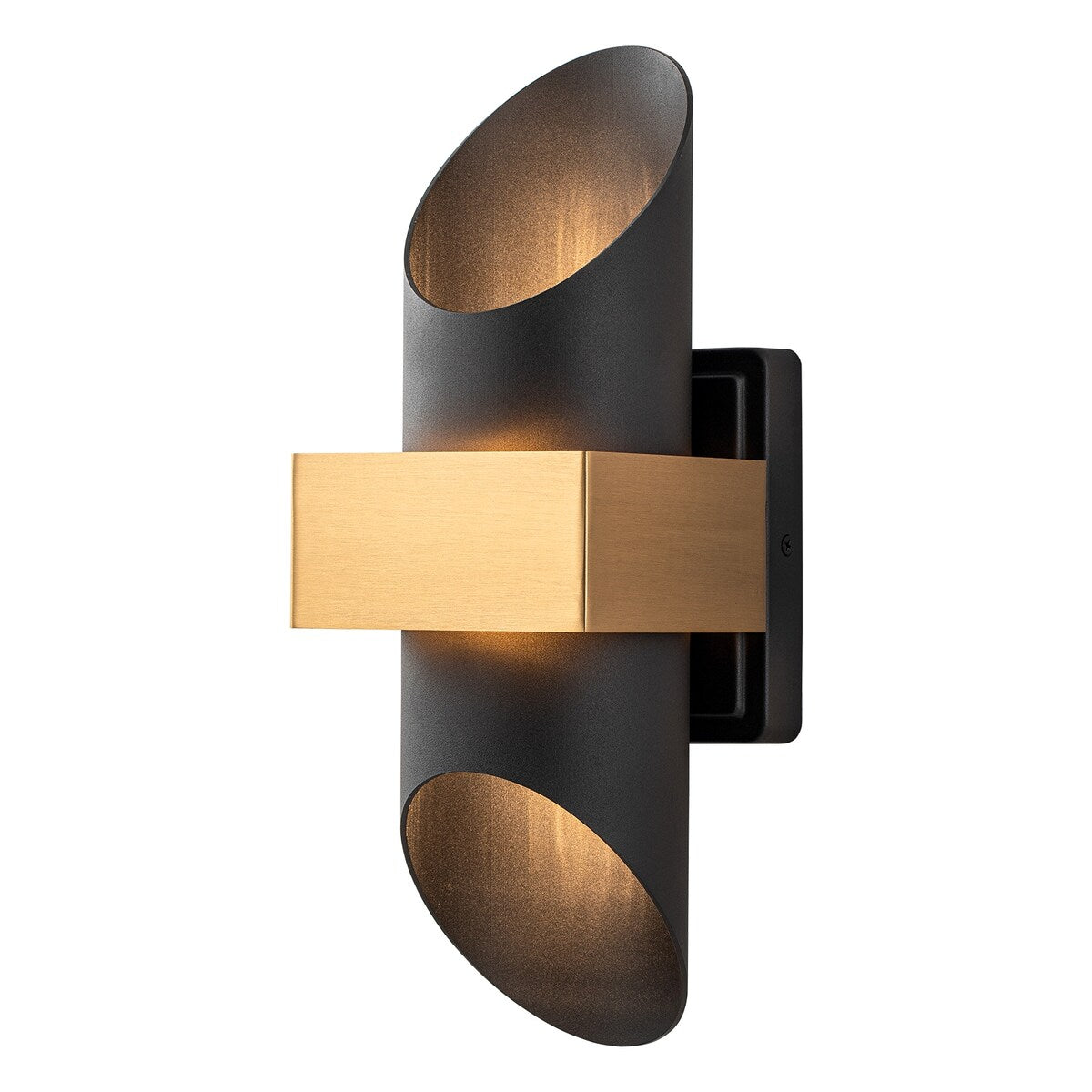 Modern Industrial 2-Light Outdoor LED Wall Sconce