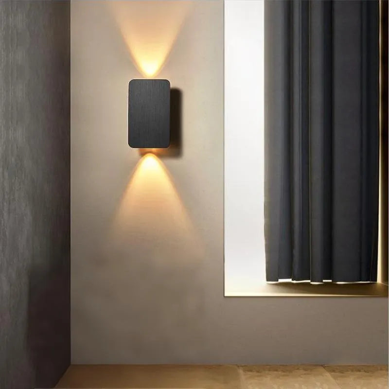 Applique Murale LED Haut et Bas Minimaliste pour Chevet