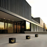 Lampadaire Solaire d’Allée de Jardin Sans Fil Noir Style Art Déco