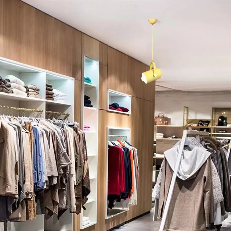 Suspension LED Minimaliste Ajustable Macaron Pour Salle à Manger