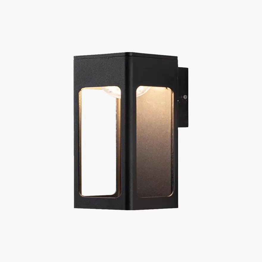 Applique Murale Extérieure LED Étanche Cubique Minimaliste