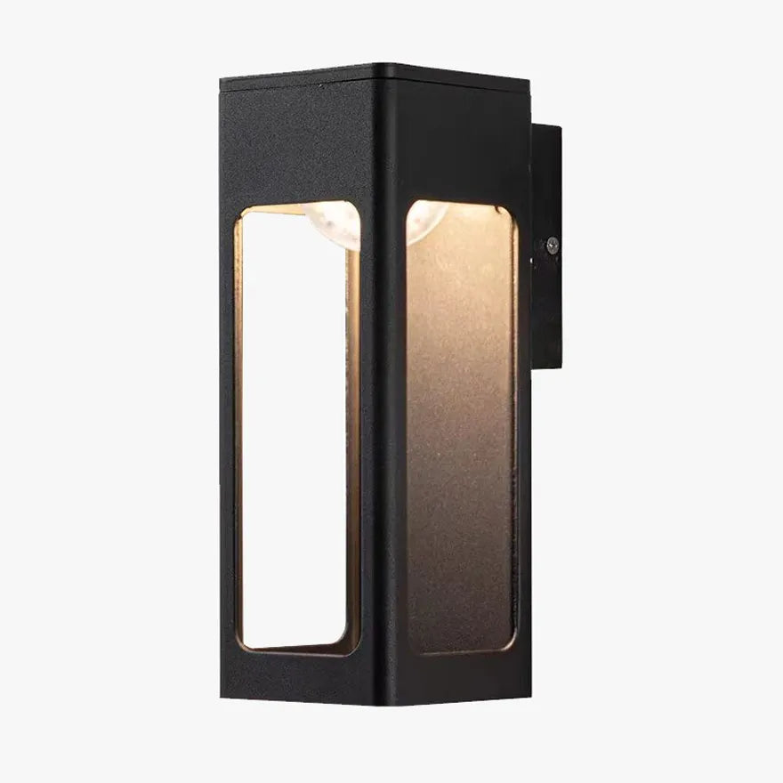Applique Murale Extérieure LED Étanche Cubique Minimaliste