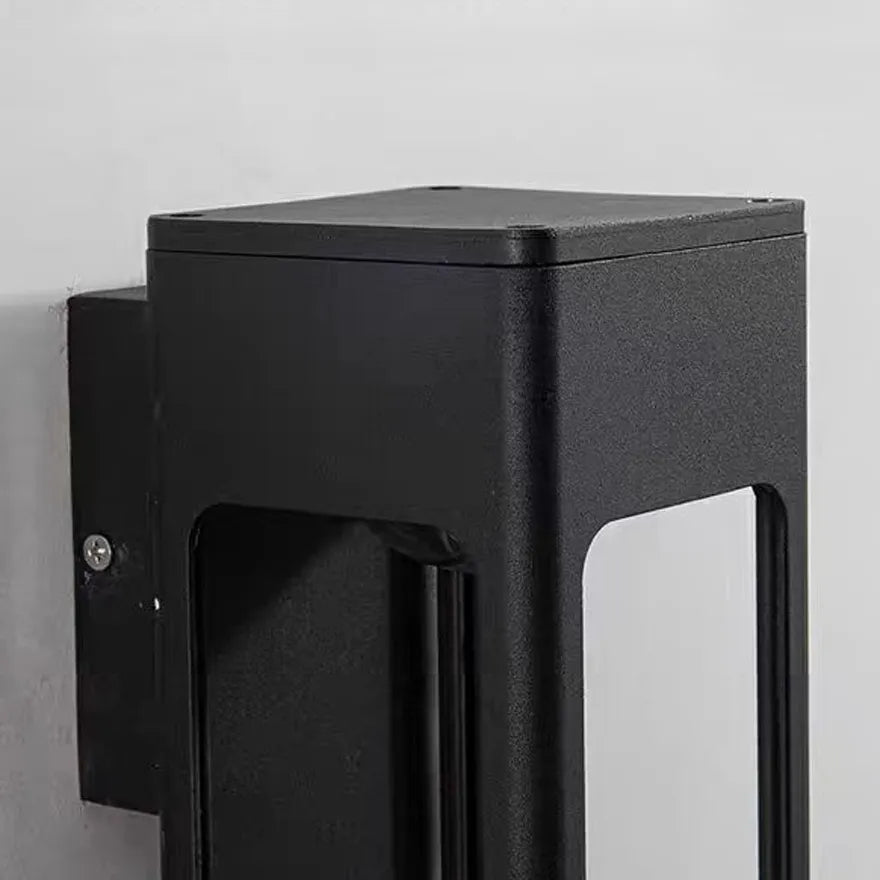 Applique Murale Extérieure LED Étanche Cubique Minimaliste