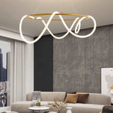 Suspension LED Nordique Forme Note Musicale pour Salle à Manger