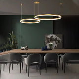 Suspension LED Anneau Dimmable Minimaliste Pour Salon