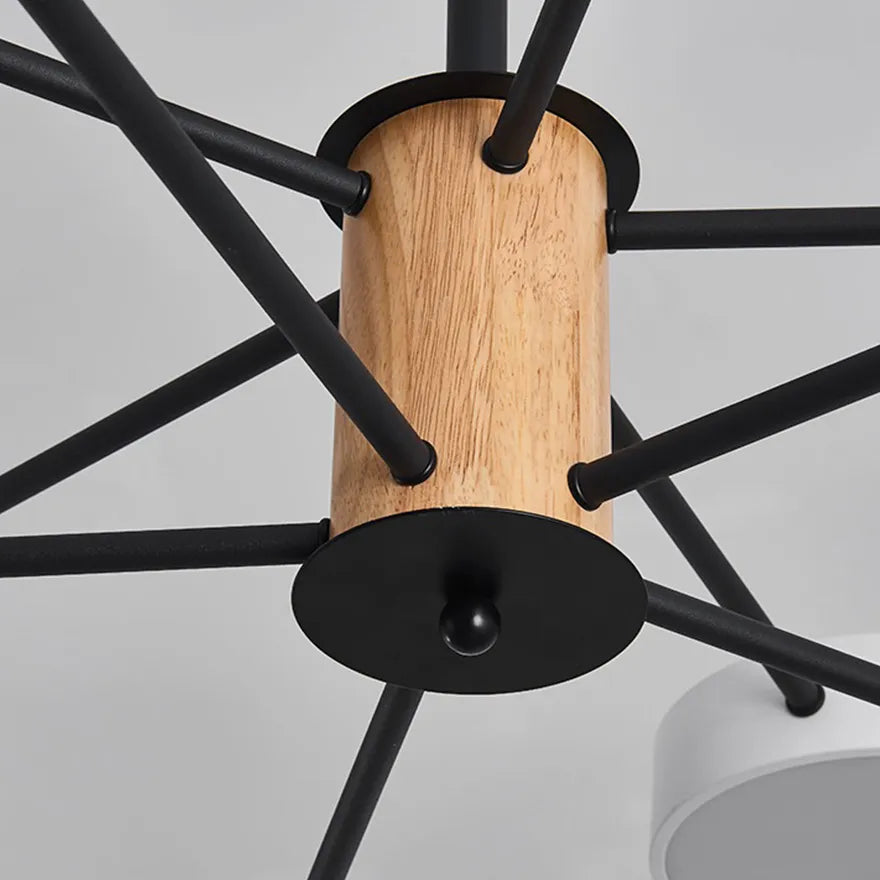 Lustre Design Moderne À Disques Multiples pour Salon