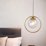 Suspension LED Créative en Verre Soufflé pour Chevet