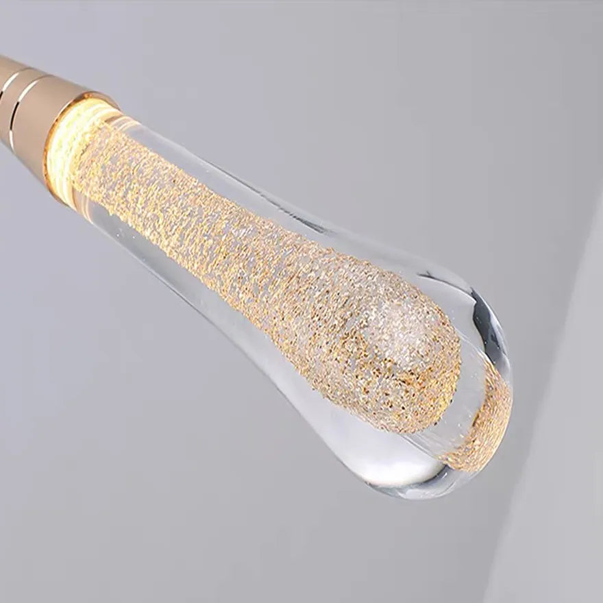 Suspension Cristal Goutte d'Eau Créative pour Chevet