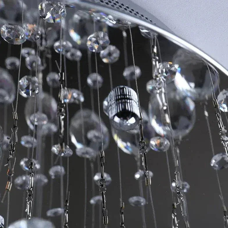 Suspension Boules Multiples Cristal Créatif Rond Salon - Clowas.fr