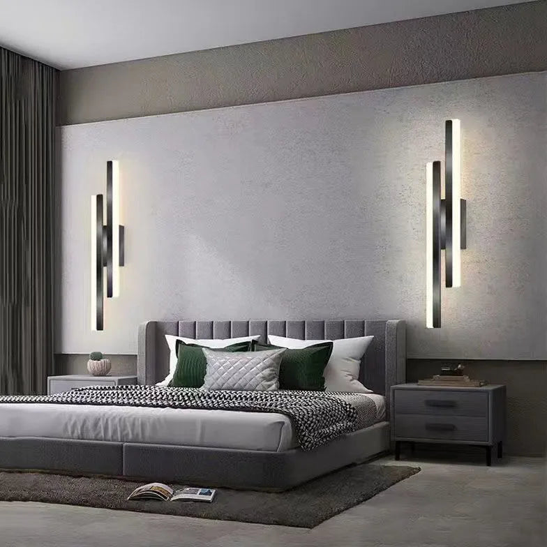 Minimalist Double Linear Dimmable Modern Wall Lights