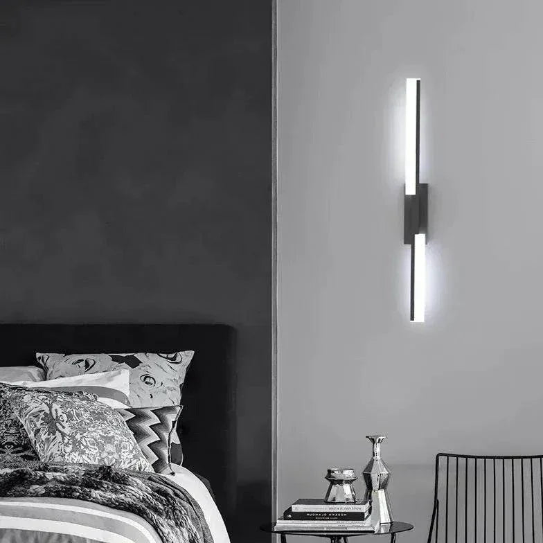 Applique Murale Moderne Avec Bande D'Éclairage Haut Et Bas - Clowas.fr