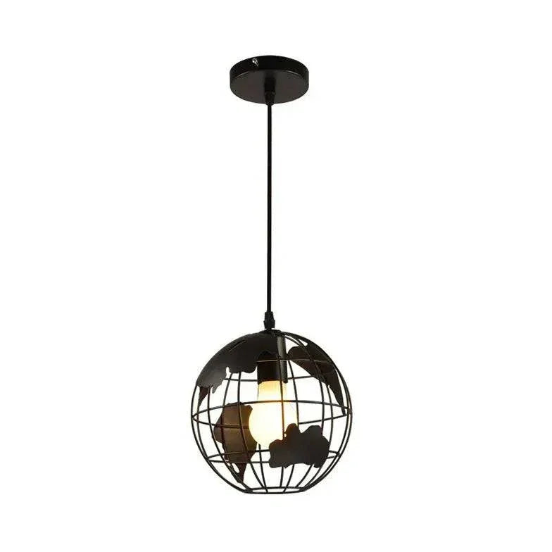 Lustre Industriel Rond Design Créatif Moderne - Clowas.fr