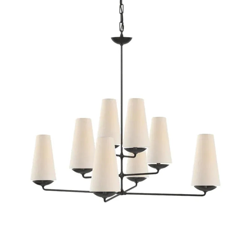 Tapered Chain Living Room LED Chandelier