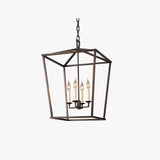 Metal Frame Candle Bulb Industrial Pendant Light