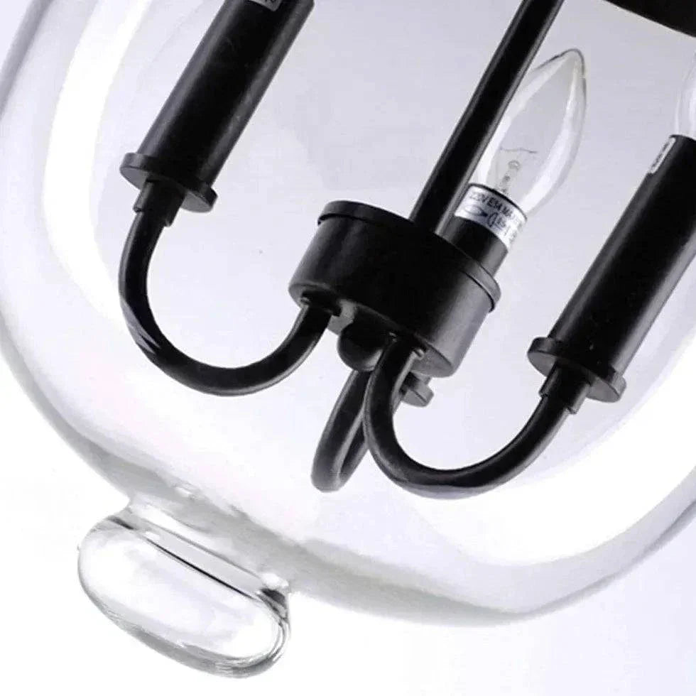 Lustre En Verre Ancien Créatif Rustique - Clowas.fr