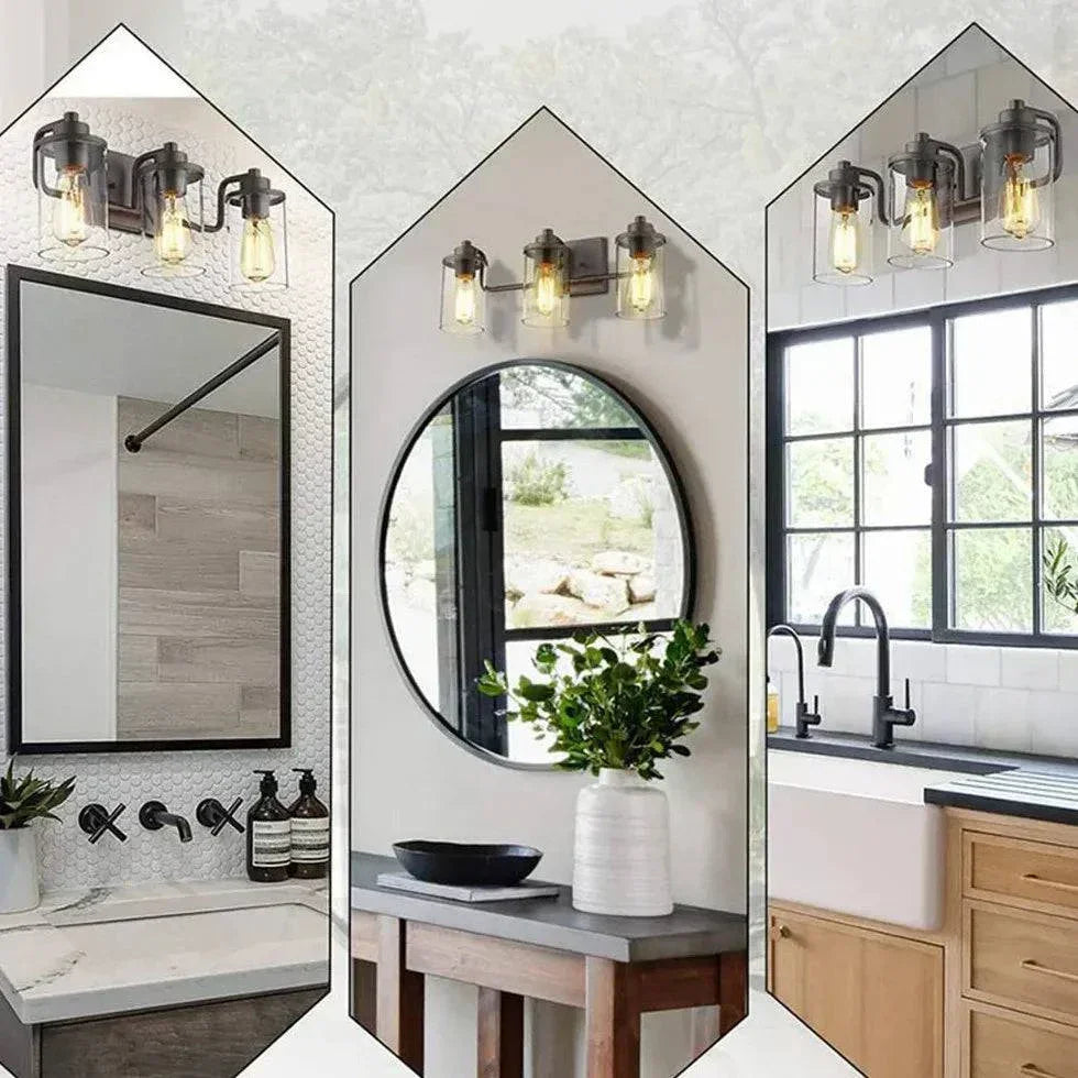 Applique Salle De Bain Murale Moderne Intérieure Verre - Clowas.fr