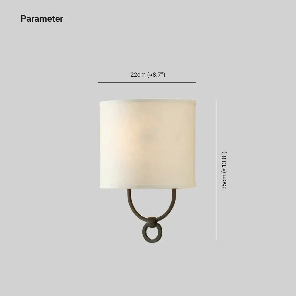 Lampe Liseuse Murale Moderne Éclairage Textile Blanc