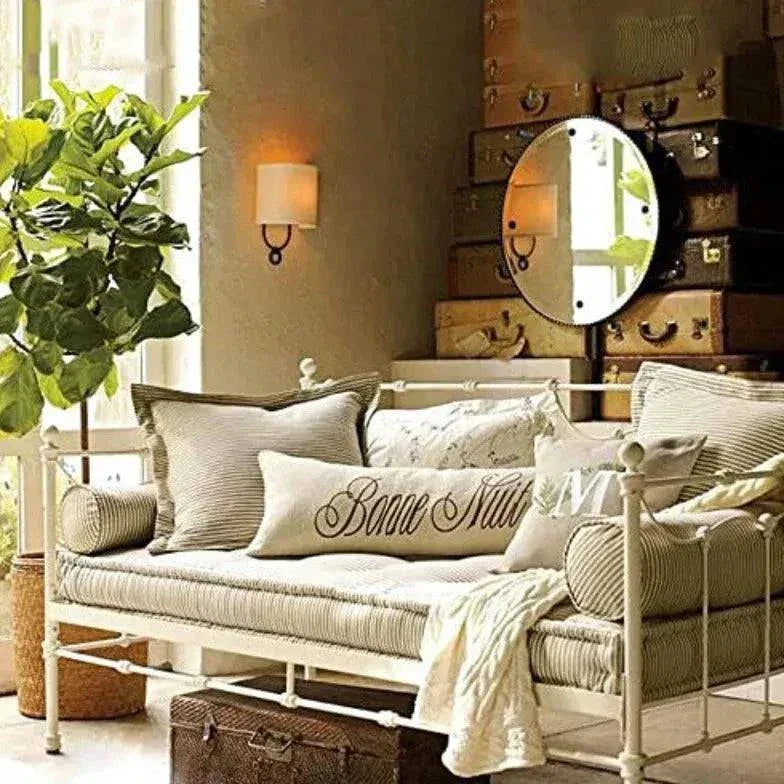 Lampe Liseuse Murale Moderne Éclairage Textile Blanc - Clowas.fr