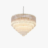 Suspension En Cristal Pyramide Pour Salon - Clowas.fr