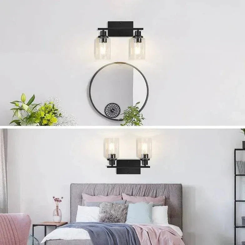 Applique Murale Createur Lampe Moderne Verre Miroir Salle Bain - Clowas.fr