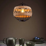 Spherical Cage Design Vintage Dining Room Pendant Light