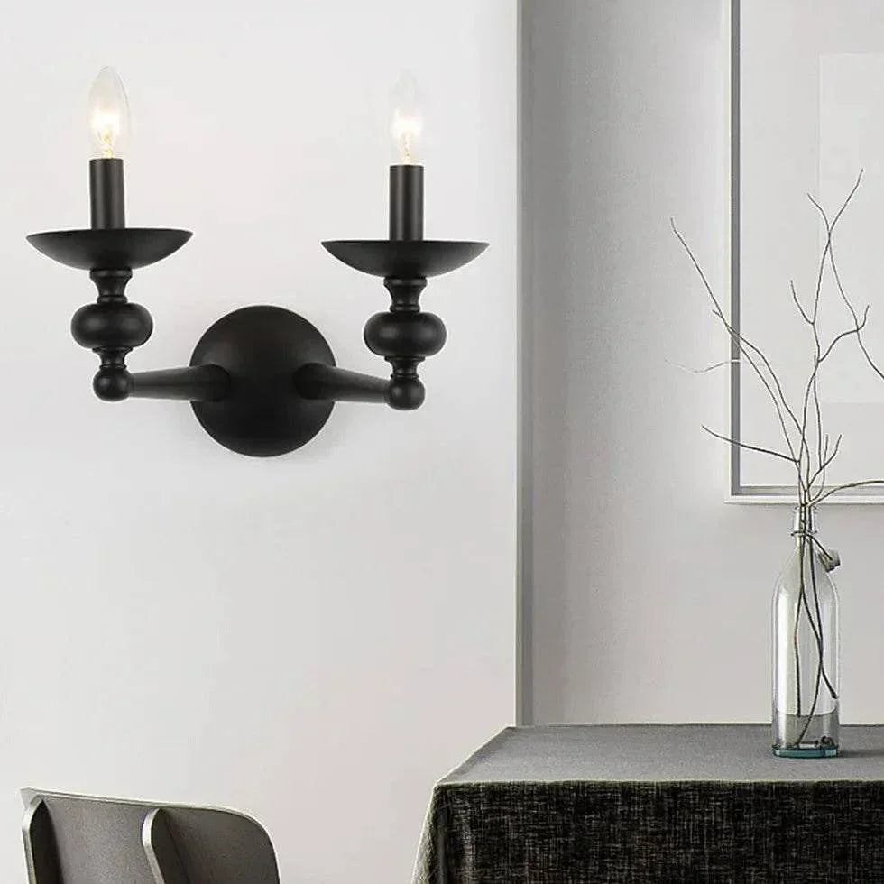 Applique De Salon Design Candélabre Noir - Clowas.fr