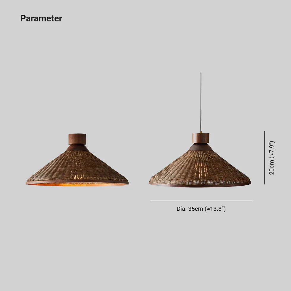 Shattan Cone Shattan Shade Vintage LED PENDANT