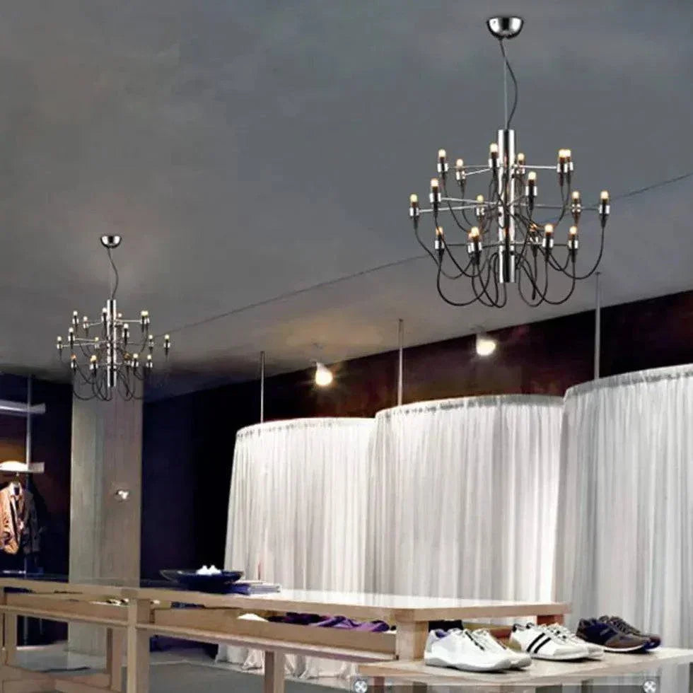 Grand Lustre Industriel Design De Lampes De Restaurant - Clowas.fr