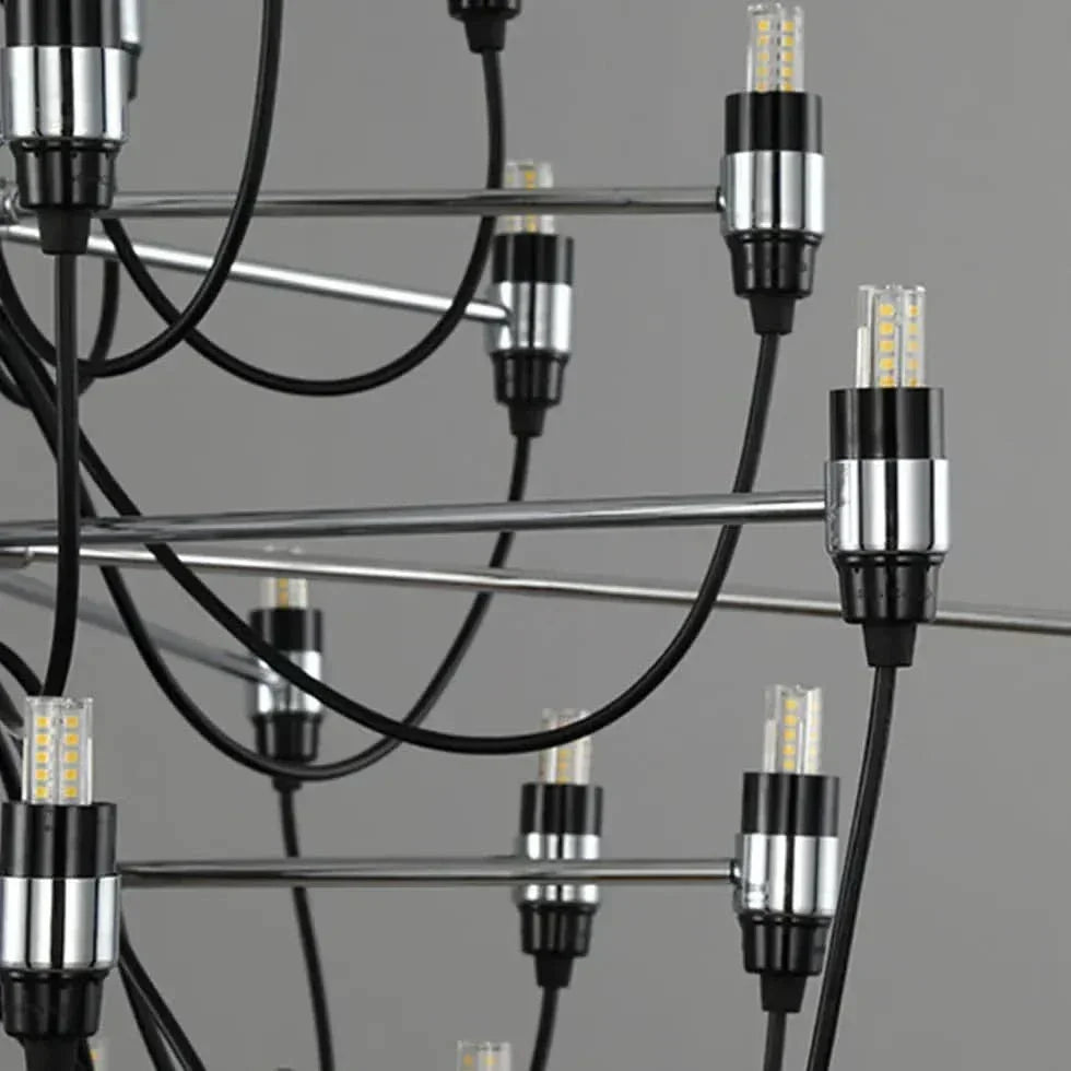 Grand Lustre Industriel Design De Lampes De Restaurant - Clowas.fr