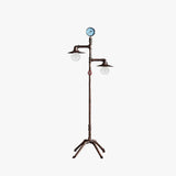 Dual Pipe Design Vintage Industrial Floor Lamp