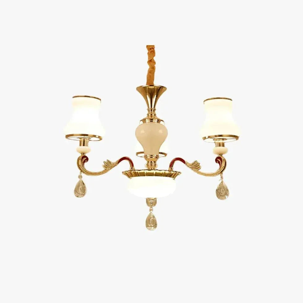 Lustre Baroque Moderne Cristal Européen Luxueux - Clowas.fr
