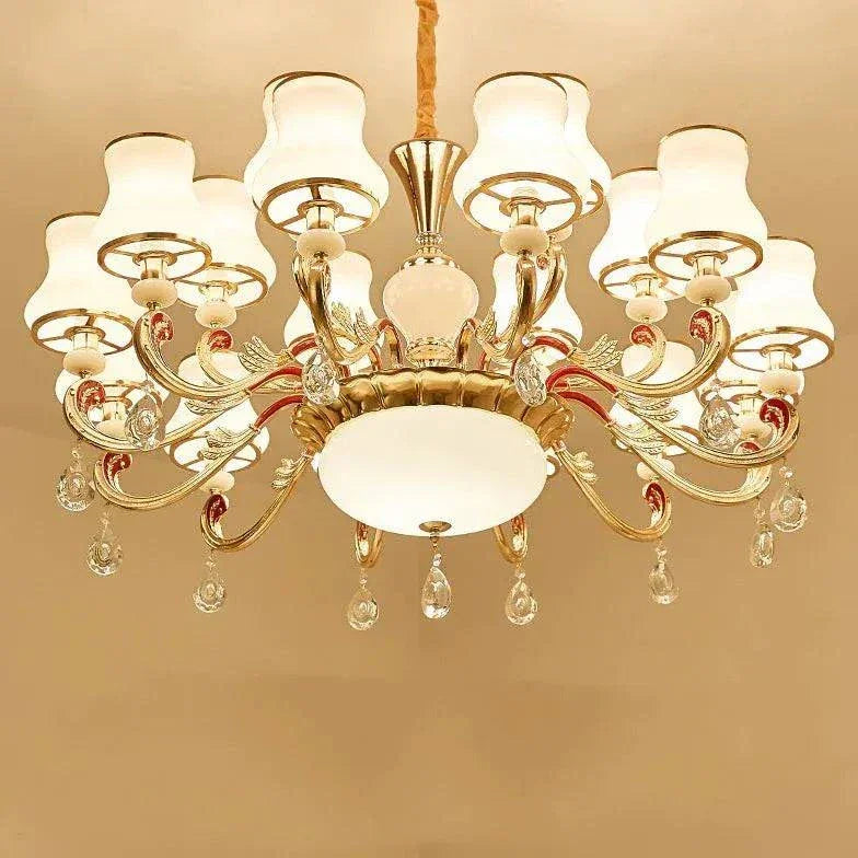Lustre Baroque Moderne Cristal Européen Luxueux - Clowas.fr