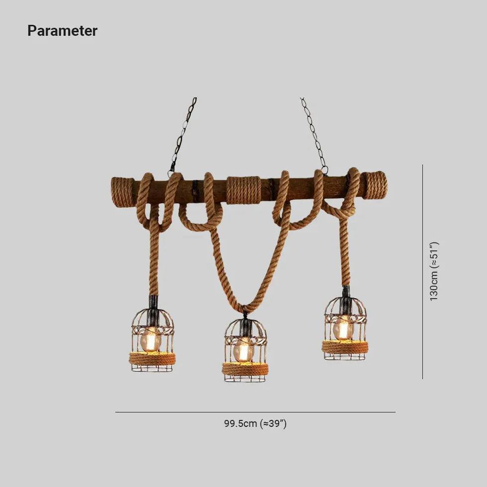 Suspension en bois flotte vintage créatif