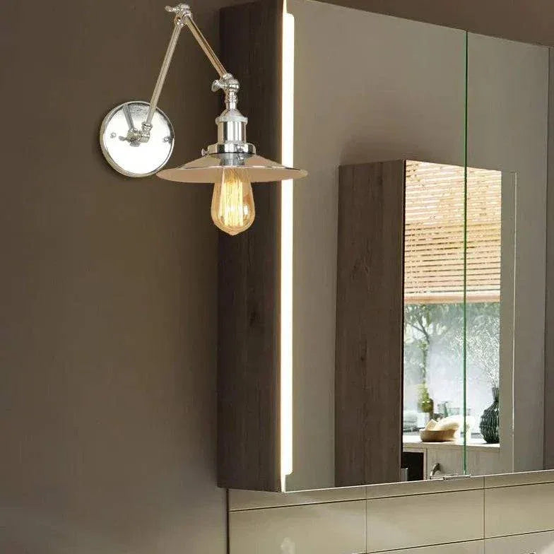 Applique Murale Bronze Doré Lampe Murale Vintage - Clowas.fr