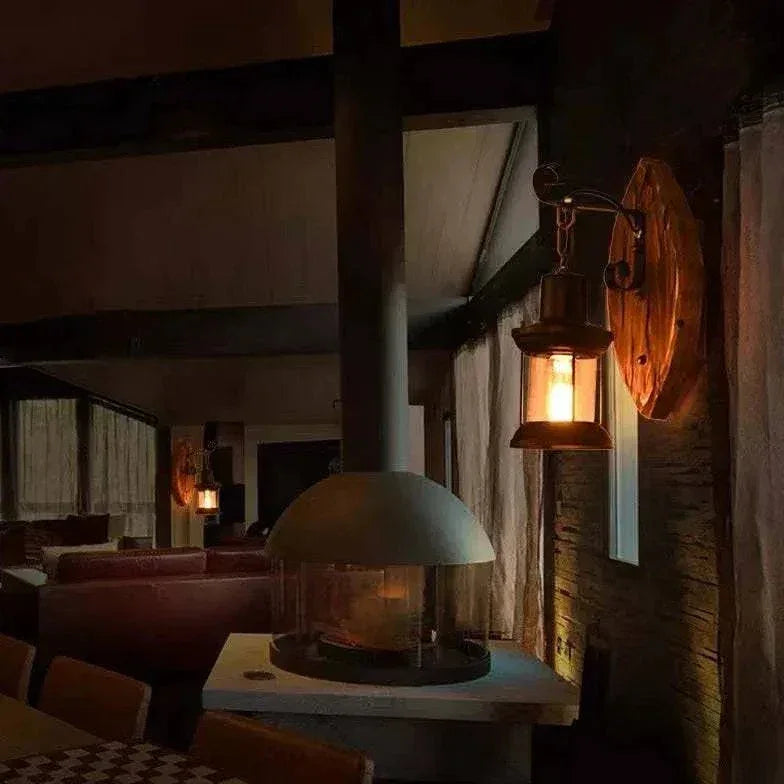 Applique Murale E27 Vintage Rustique En Bois - Clowas.fr