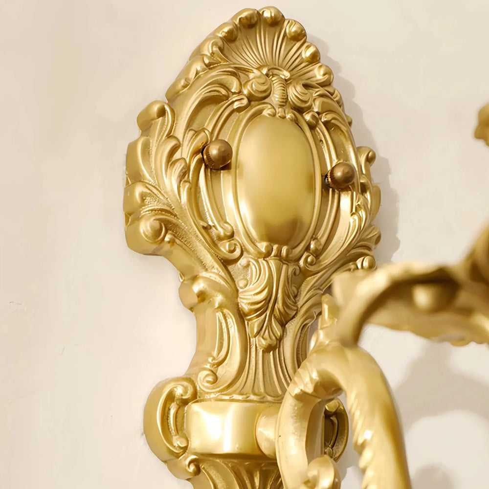 Applique Murale Dorée Style Rétro Cristal - Clowas.fr