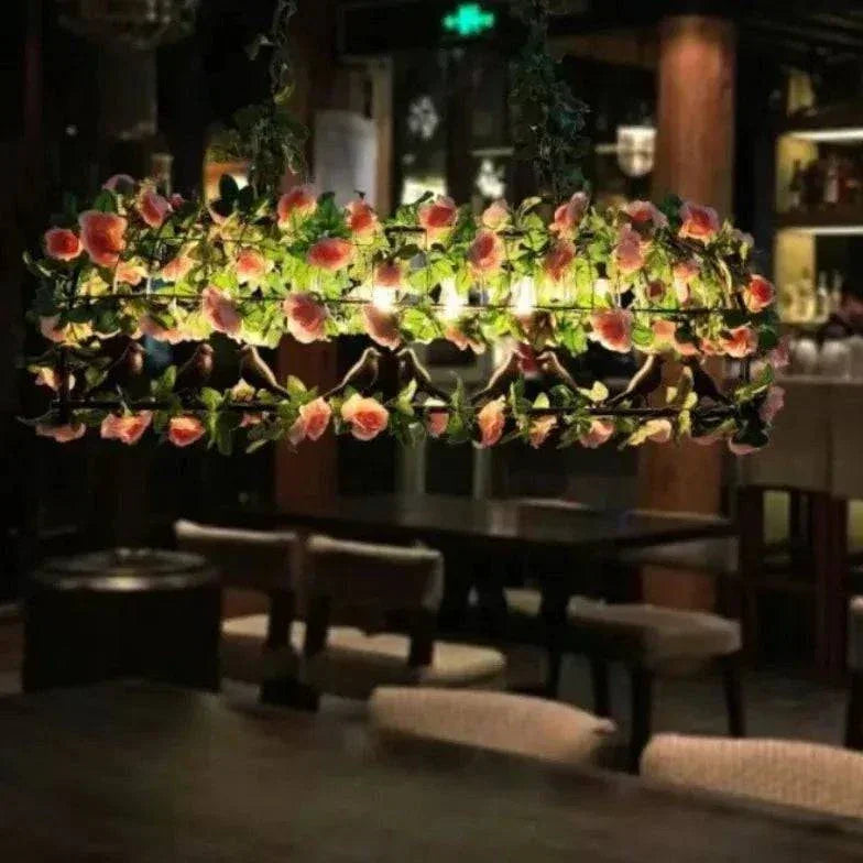 Suspension Fleuries Industrielle Vintage Décorative - Clowas.fr