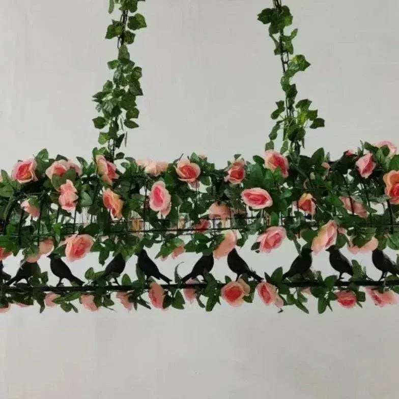 Suspension Fleuries Industrielle Vintage Décorative - Clowas.fr