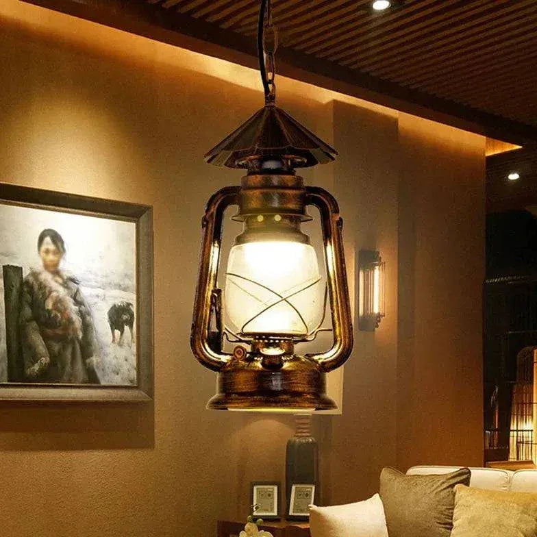 Luminaire Ancien Suspension Fer Forgé Vintage - Clowas.fr