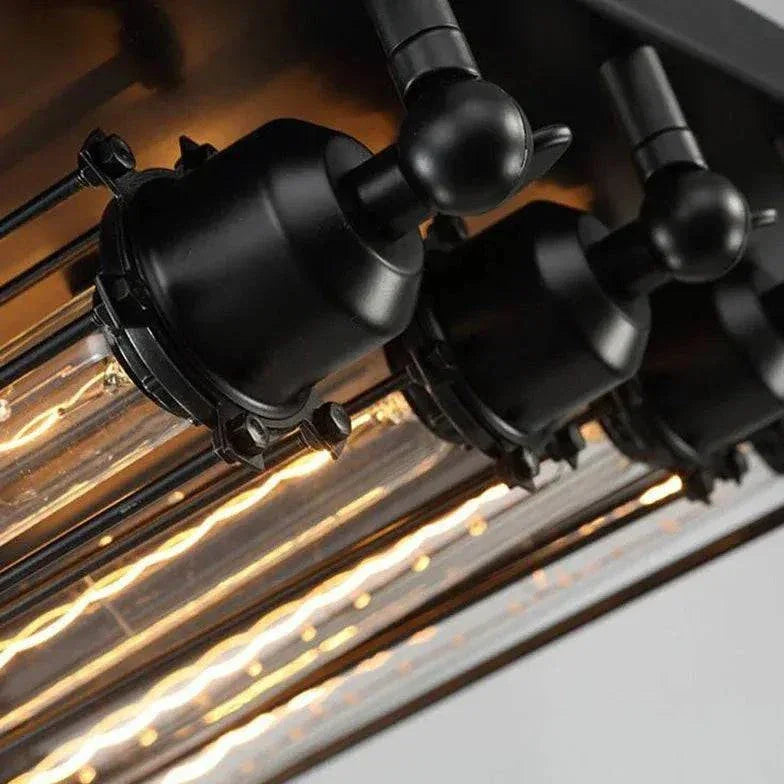 Plafonnier Pour Sejour Industriel Vintage Fer Forgé Créatif - Clowas.fr