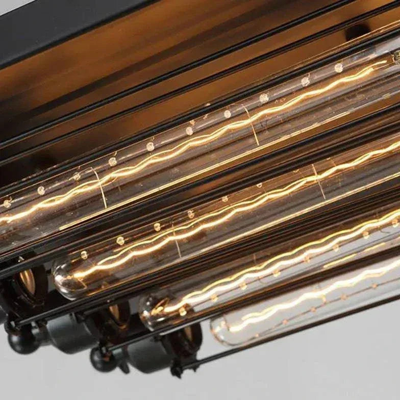 Plafonnier Pour Sejour Industriel Vintage Fer Forgé Créatif - Clowas.fr