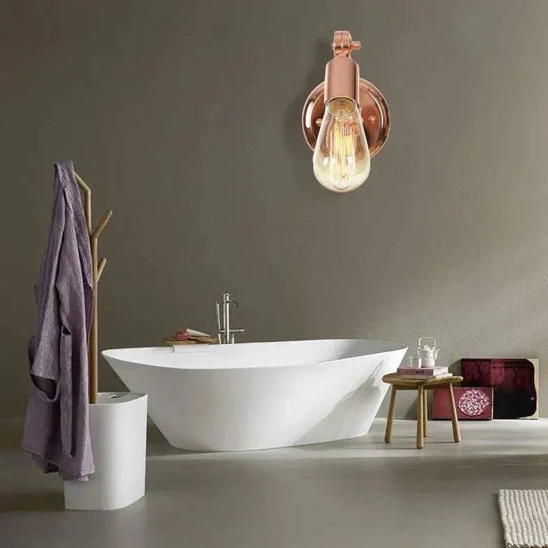 Applique Murale Rose Doré Créative Nordique Moderne - Clowas.fr