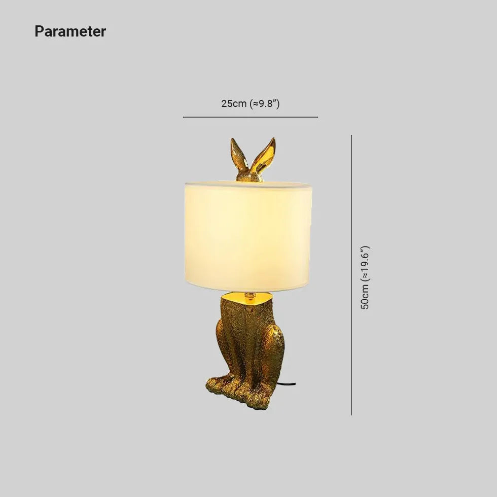 Lampe de table de chevet de conception en forme d'animal