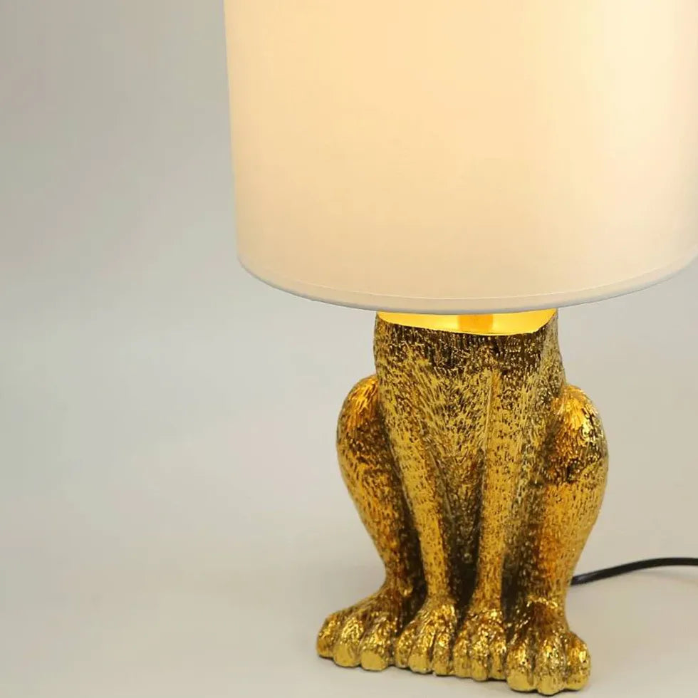 Lampe de table de chevet de conception en forme d'animal