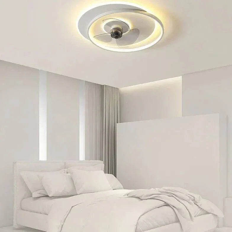 Ventilateur Luminaire De Plafond Led Moderne Ultra-Mince - Clowas.fr