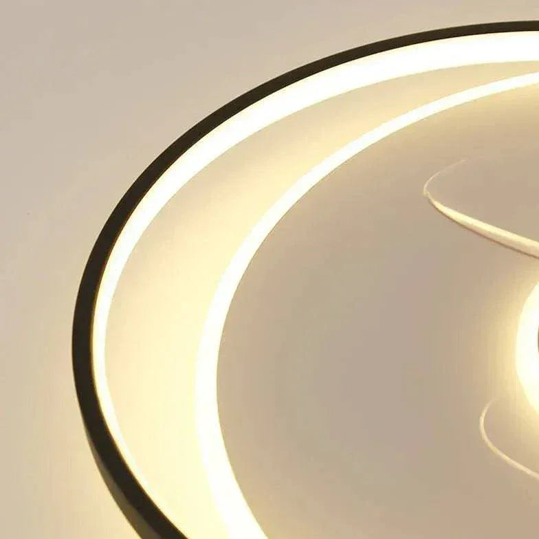 Ventilateur Luminaire De Plafond Led Moderne Ultra-Mince - Clowas.fr