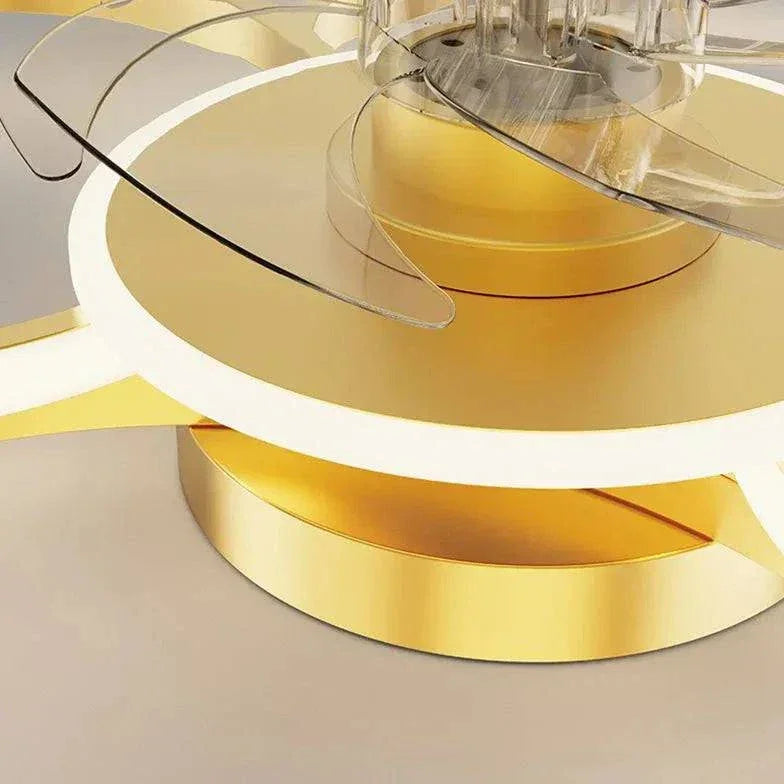 Plafonnier Led Moderne Et Créatif Avec Ventilateur Led - Clowas.fr